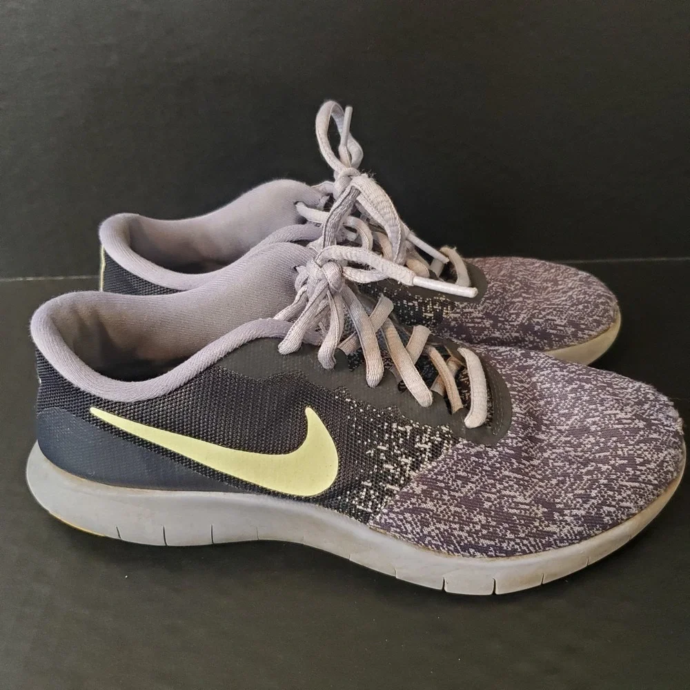Nike Flex Contact Women's‎ Shoes Size  US 7 EU 38 Dark Obsidian Volt